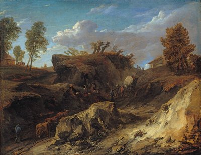 Der hohle Weg von Cornelis Huysmans