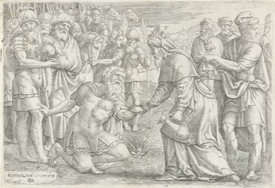 Abrahams Begegnung mit Melchisedek von Cornelis Massijs