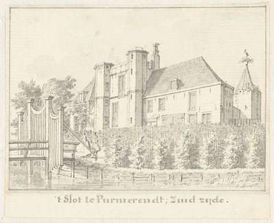 Das Schloss in Purmerend von Cornelis Pronk