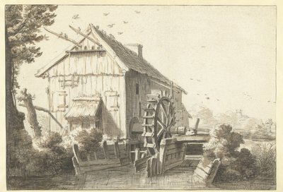 Wassermühle von Cornelis Saftleven (attributed to)