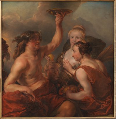 Bacchus, Ceres und Venus von Cornelis Schut