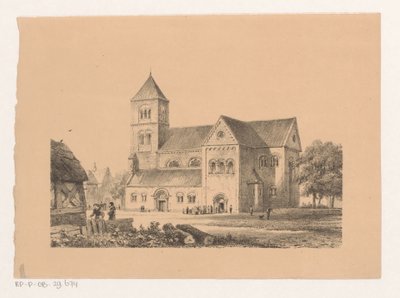 Kirche aus dem 12. Jahrhundert von Cornelis Springer