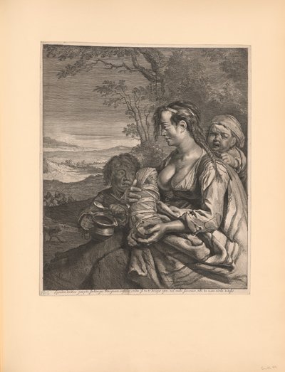 Die böhmische Frau von Cornelis Visscher
