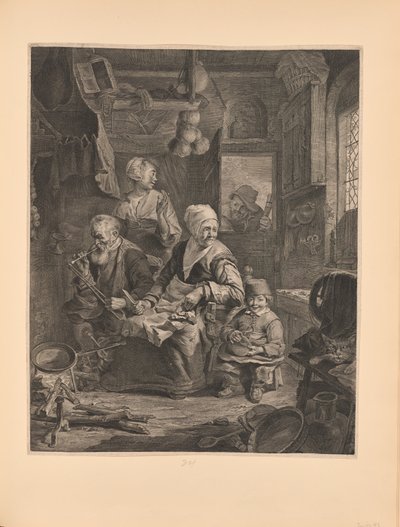 Die Pfannkuchenfrau von Cornelis Visscher