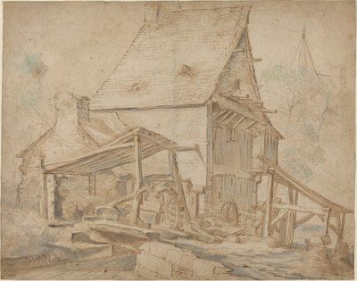 Eine alte Wassermühle von Cornelis Willaerts