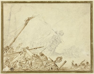 Schiffswrack von Cornelis de Wael