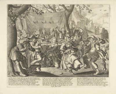 Bauernhochzeit von Cornelis van Dalen (I)