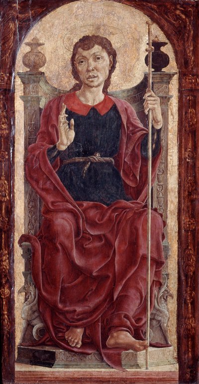 St. Jakobus der Ältere, 1475 von Cosmè Tura