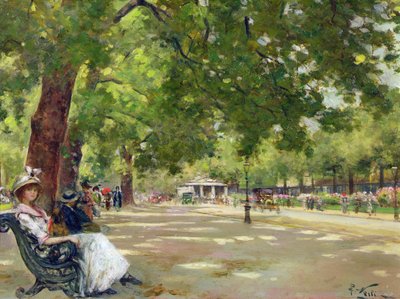 Hyde Park, London von Count Girolamo Pieri Nerli