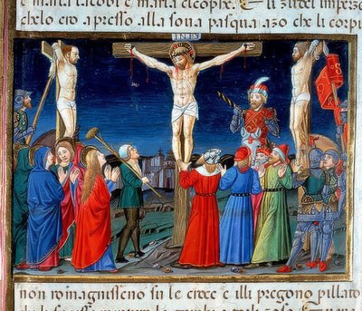 Christus am Kreuz von Cristoforo De Predis