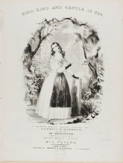 Freundlich, freundlich und sanft ist sie von Currier and Ives