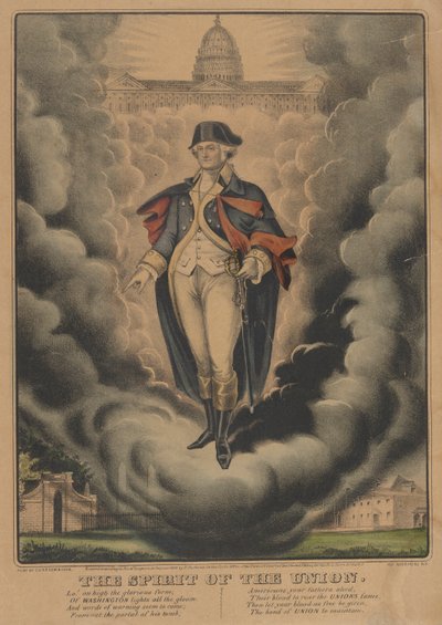 Der Geist der Union von Currier and Ives