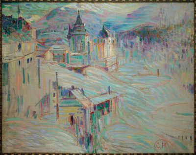St. Moritz im Winter von Curt Herrmann