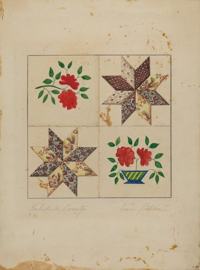 Patchwork-Quilt von Daniel Fletcher