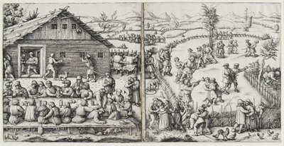 Das Fest, nach 1520 von Daniel Hopfer