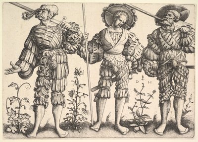 Drei deutsche Soldaten von Daniel Hopfer