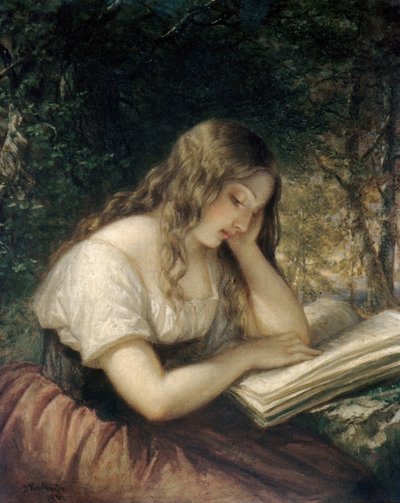 Studie im Wald von Daniel Huntington