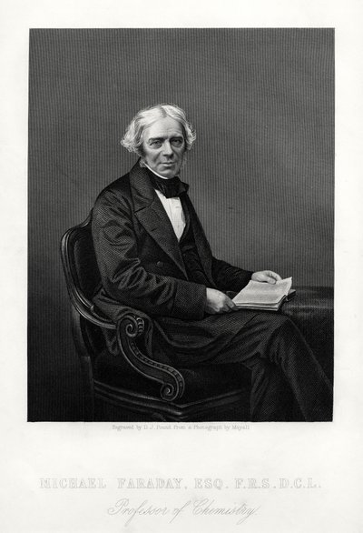 Michael Faraday, britischer Wissenschaftler von Daniel John Pound