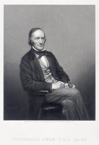 Sir Richard Owen, englischer Zoologe, um 1860 von Daniel John Pound
