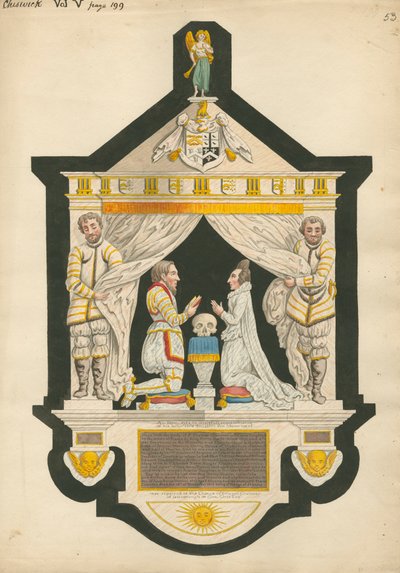 Denkmal für Sir Thomas Chaloner von Daniel Lysons