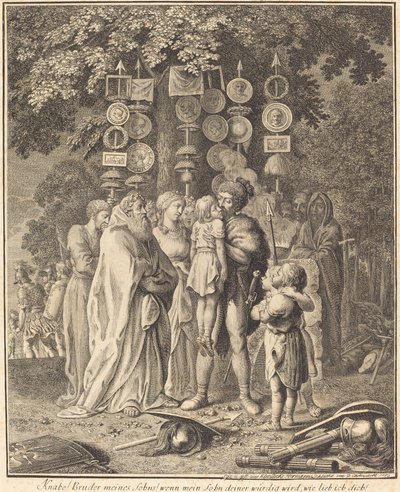Alte Teutonen von Daniel Nikolaus Chodowiecki