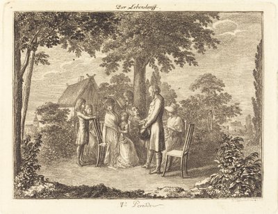Erwachsene Familie von Daniel Nikolaus Chodowiecki