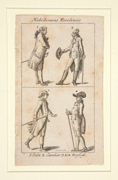 Berliner Kleidung von Daniel Nikolaus Chodowiecki