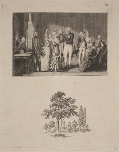 Die preußische Königsfamilie von Daniel Nikolaus Chodowiecki