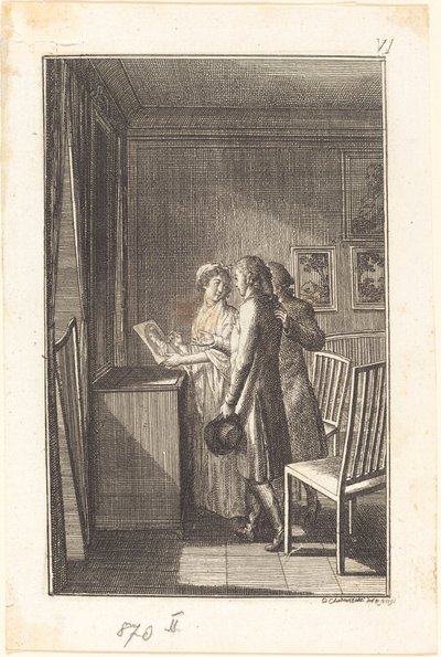Die Reise nach Paris von Daniel Nikolaus Chodowiecki