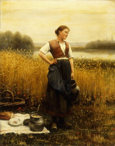 Ein Ernte-Mittagessen von Daniel Ridgway Knight