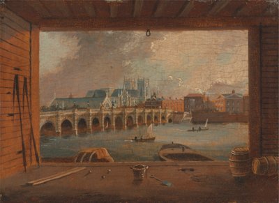 Ansicht der Westminster Bridge von Daniel Turner