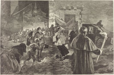Spanien. Das Viatikum von Daniel Vierge