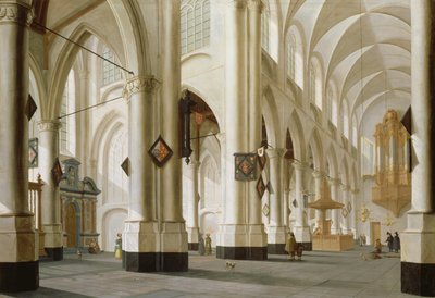 Innenraum der St. Laurenskerk, Rotterdam von Daniel de Blieck