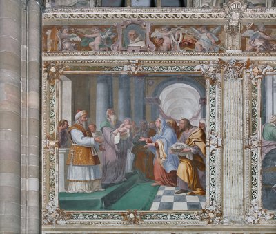 Darstellung im Tempel von Daniele Crespi