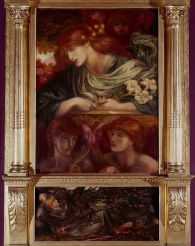 Die gesegnete Damozel von Dante Gabriel Charles Rossetti