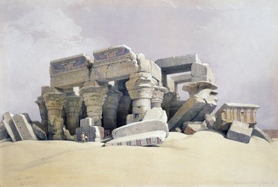 Kom Ombo, 21. November von David (after) Roberts