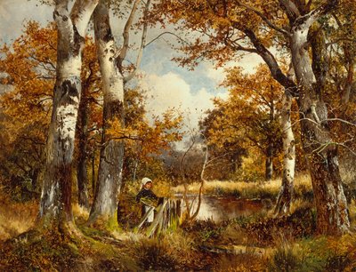 Ein Bach in Warwickshire von David Bates