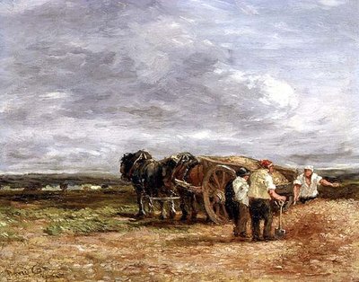 Kieskarren von David Cox
