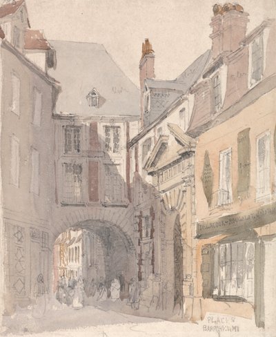 Place St. Barthélemy, Rouen von David Cox