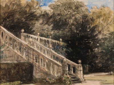 Die Terrasse, Haddon von David Cox