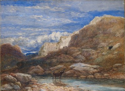 Die Herausforderung, 1853 von David Cox the elder