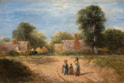 Der Bauernhof von David Cox the elder
