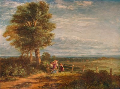 Die Feldlerche, 1849 von David Cox the elder
