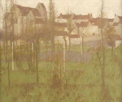 Grez vom Fluss, ca. 1896 von David Gauld