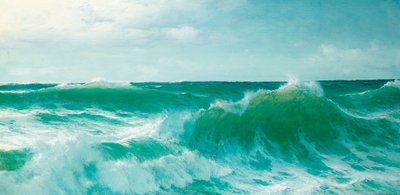 Eine brechende Welle, 1894 von David James