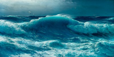 Atlantische Welle, 1895 von David James