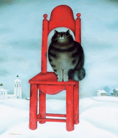 Roter Stuhl, 1995 von David Khaikin
