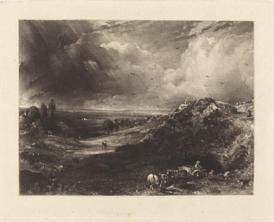 Eine Heide von David Lucas after John Constable