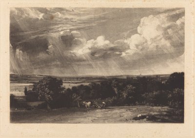 Ein Sommerland von David Lucas after John Constable