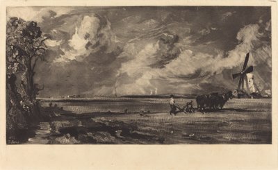 Frühling von David Lucas after John Constable